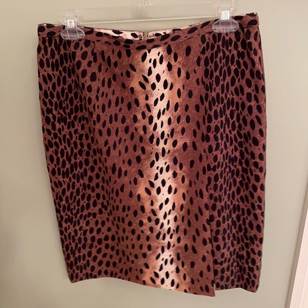 michael kors animal print skirt